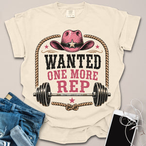 One More Rep Wanted Western Shirt
