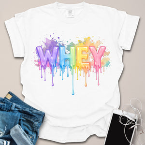 Whey Dripping Paint Graphic Shirt
